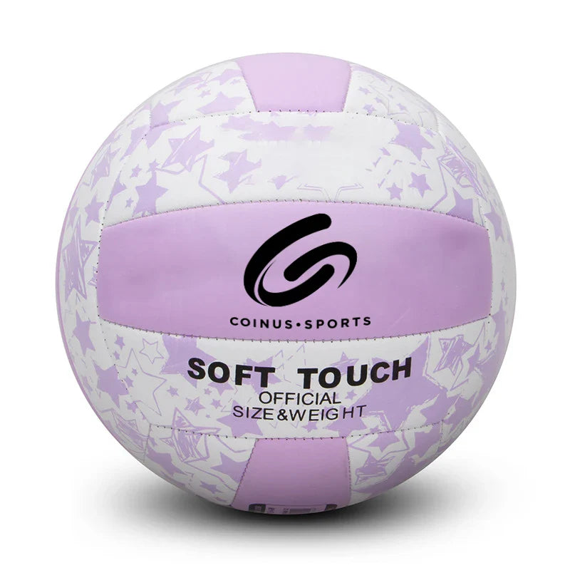 Best Pu Leather Match Beach Volleyball Ball Soft Touch Girl Game Size 5 Volleyball Ball