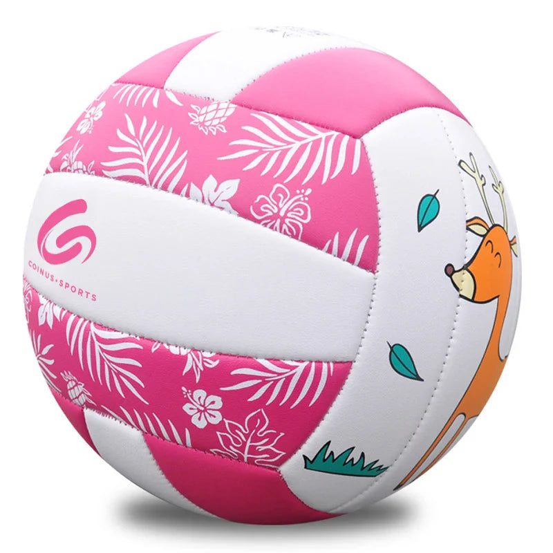 Wholesale Custom Indoor Outdoor Beach Volleyball Ball Kid Students Training Soft Size 5 Volleyball Ball