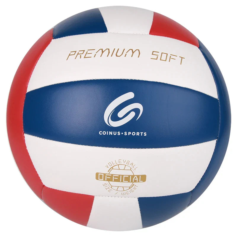 Best Seamless Thermo Bonded Volleyball Number 5 Leather Match Volleyball Ball