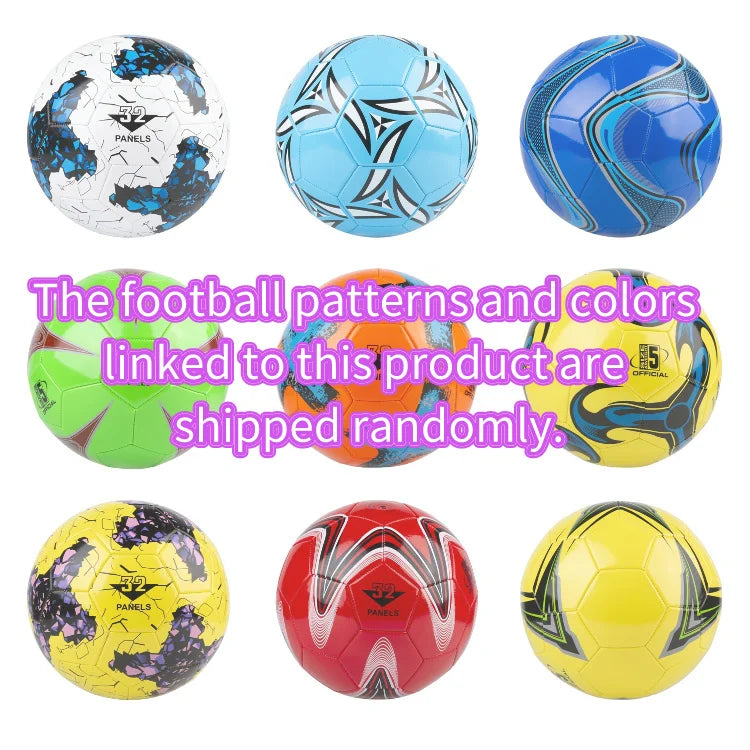 Factory Custom Provided Thermal Bonded Soccer Ball Size 5 Training Game Football Pvc Soccer Ball Ball For Indoor Outdoor