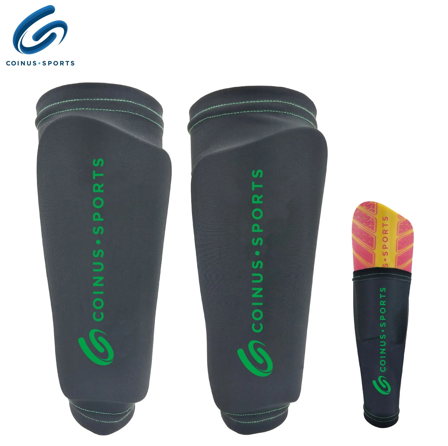 High Quality Custom Logo Sock Pads Football Shin Guards Protect Shin Guards Soccer