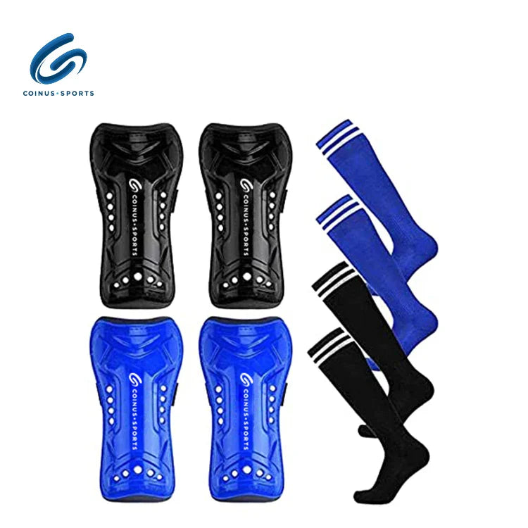 Football Training Equipment High Quality Custom Logo Sock Pads Shin Guards Football Protect Shin Guards Soccer