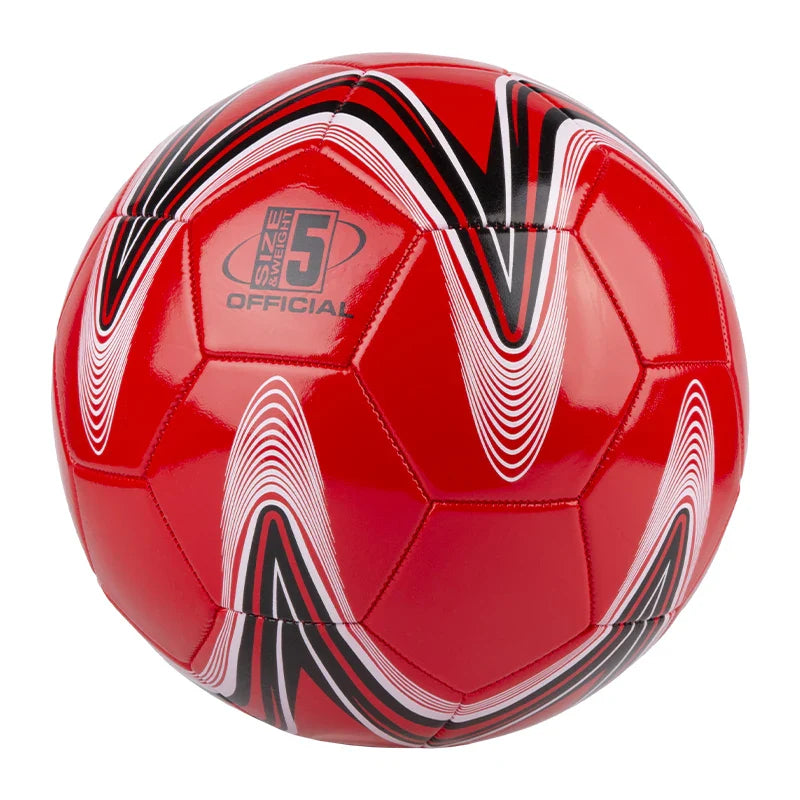 Custom Design Logo Sports Training Soccer Ball Rubber Size 5 Football Balls