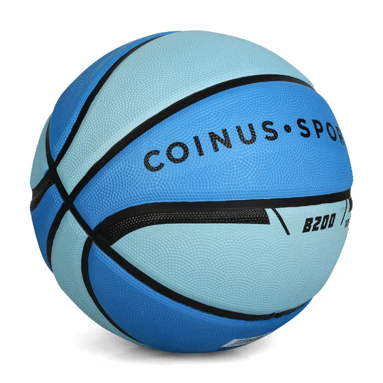 Conius Sports Original Custom Logo Adult Kid Pu Leather Rubber Basketball Ball Size 7 6 5 4 Basketball Ball