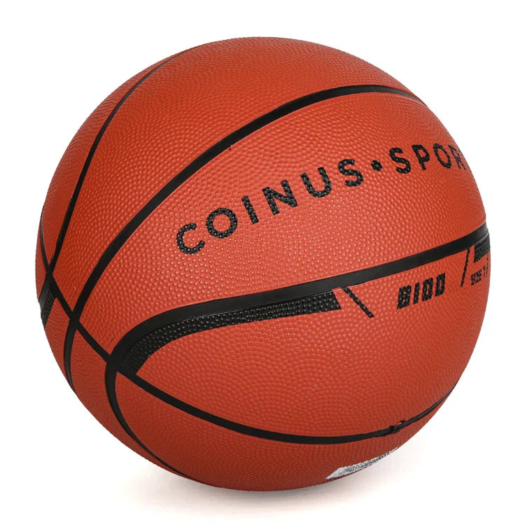 Conius Sports Original Custom Logo Adult Kid Pu Leather Rubber Basketball Ball Size 7 6 5 4 Basketball Ball