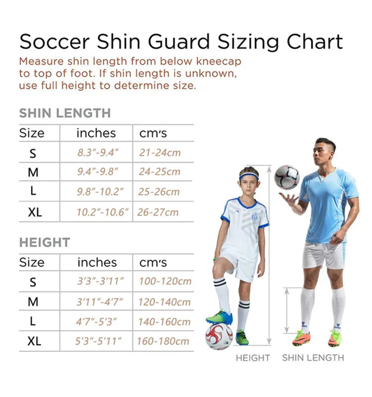 Football Training Equipment High Quality Custom Logo Sock Pads Shin Guards Football Protect Shin Guards Soccer