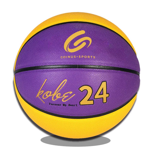 Oem Custom Logo Private Label Size 5 6 7 Basketball Ball No. 24 Outdoor Professional Pu Leather Basketball Ball