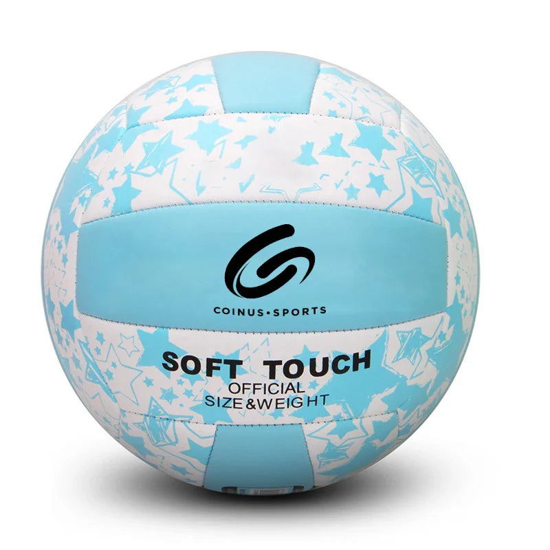 Best Pu Leather Match Beach Volleyball Ball Soft Touch Girl Game Size 5 Volleyball Ball