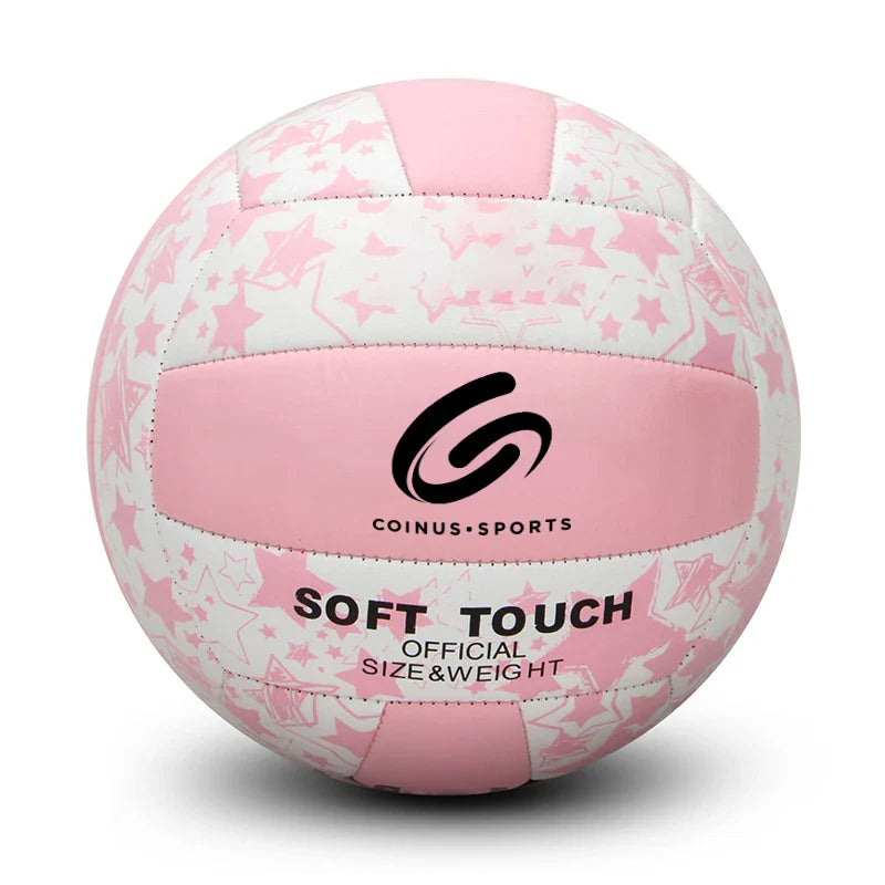 Best Pu Leather Match Beach Volleyball Ball Soft Touch Girl Game Size 5 Volleyball Ball